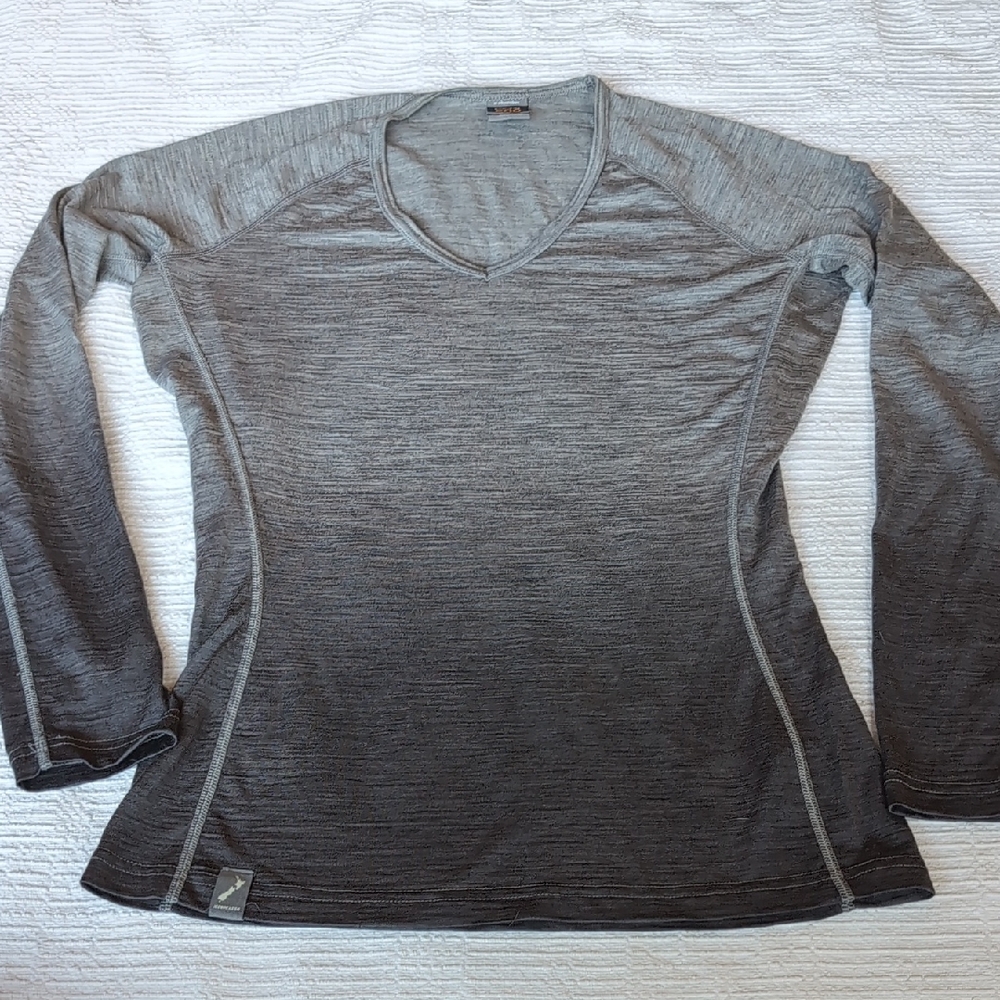 Icebreaker Gray 200 Long Sleeve Base Layer